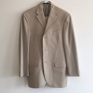 Men’s Italian made Khaki Suit with Pants